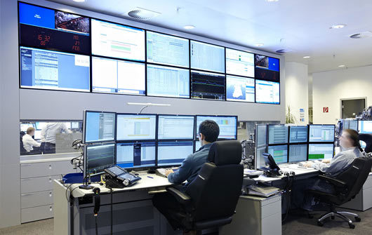 Traders in the trading room